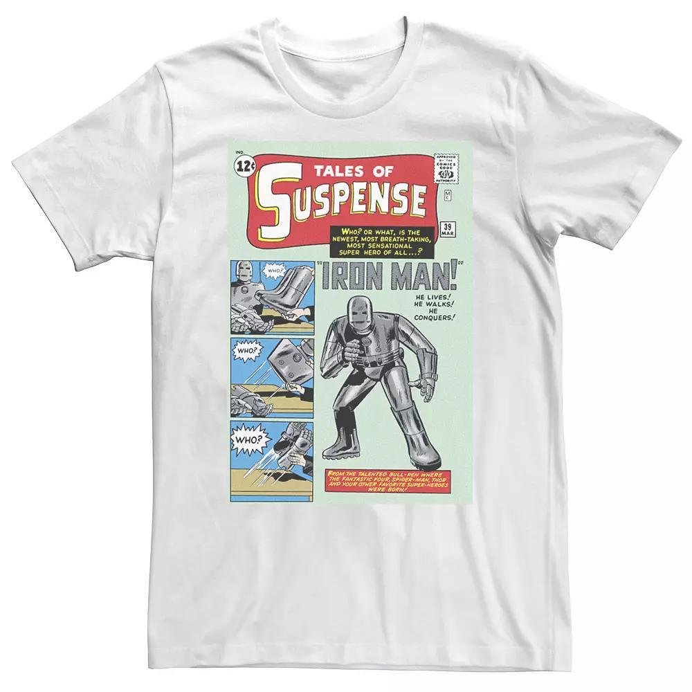 Big & Tall Marvel Avengers Iron Man Suspense Comic Graphic Tee, Men's,  Product Image