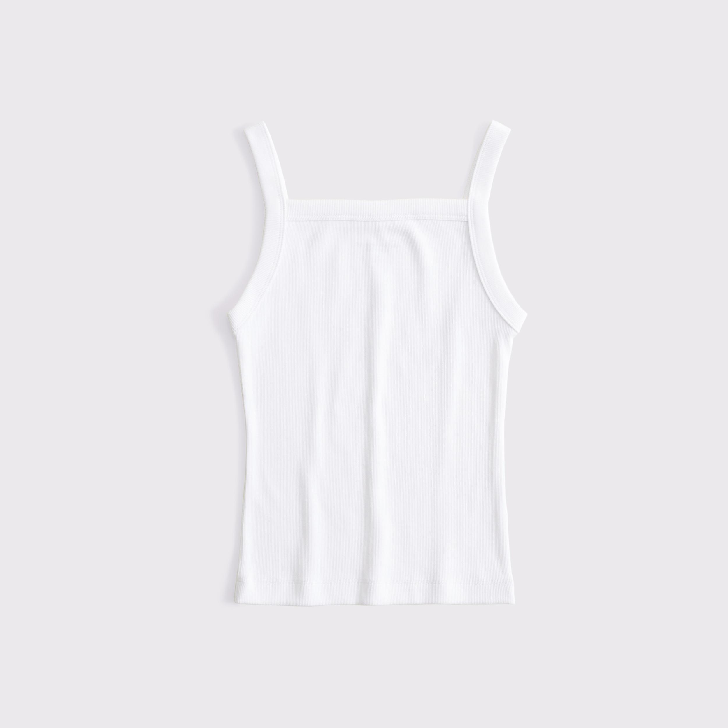 Straight Neck Rib Tank Product Image