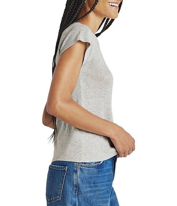 Splendid Faye Crew Neck Short Sleeve Tee Product Image