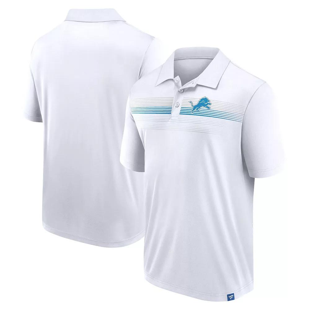 Men's Fanatics Branded White Detroit Lions Big & Tall Sublimated Polo, Size: 5XB Product Image