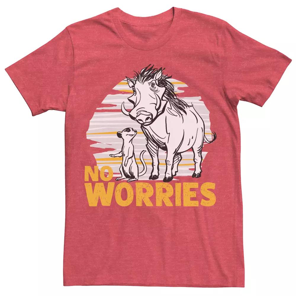 Disney's Lion King Men's No Worries Short Sleeve Tee,  Product Image