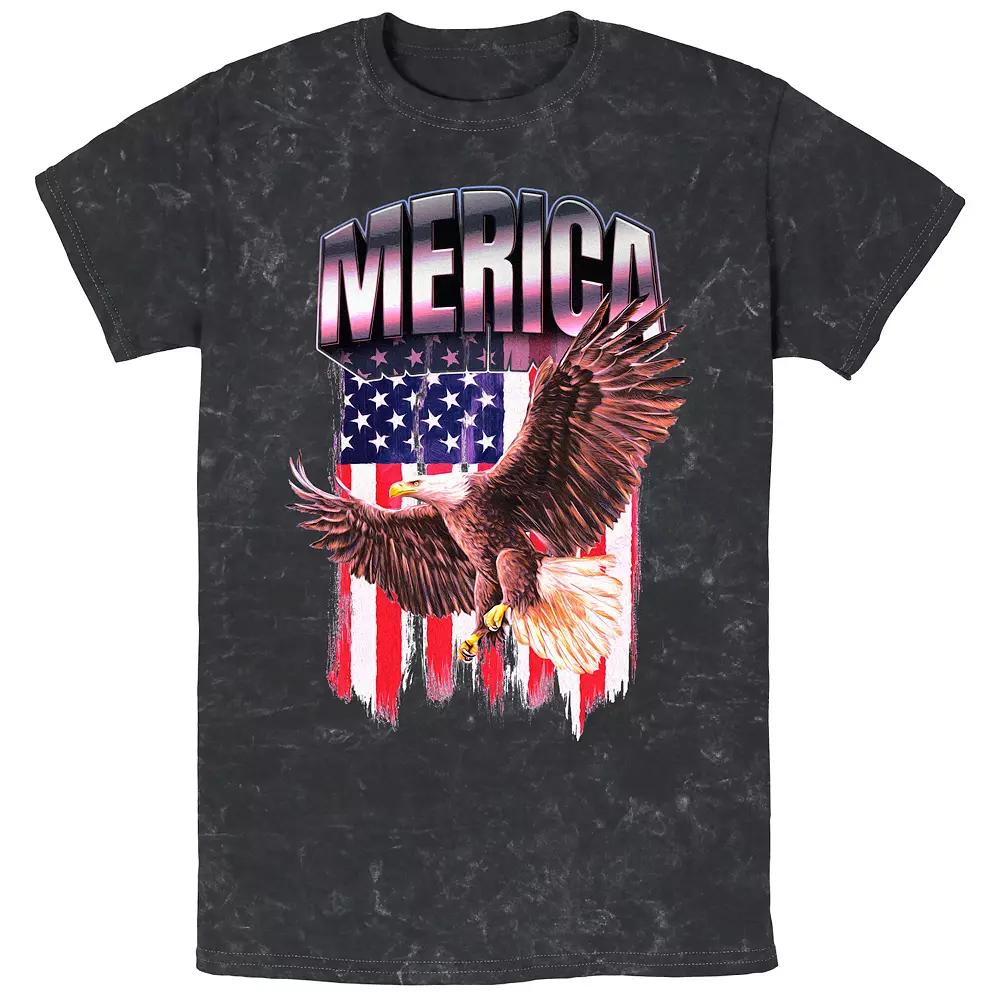 Men's Merica Eagle Flag Graphic Tee,  Product Image