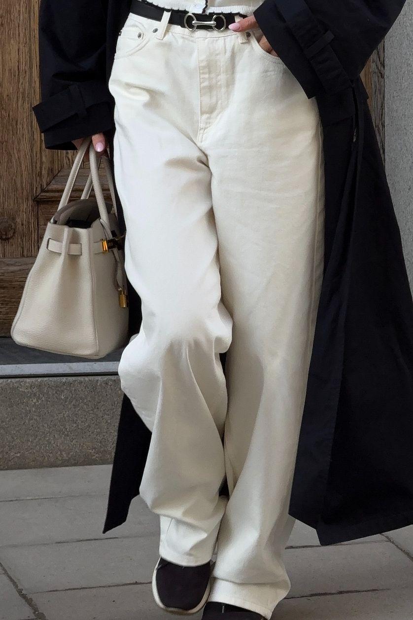 Loose Low Waist Long Jeans Product Image