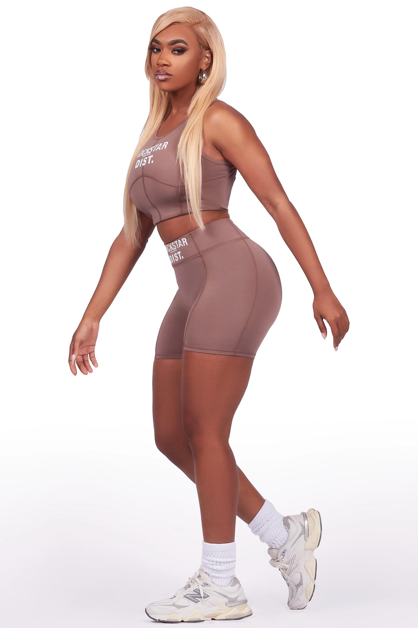 Teonka Mocha Bike Short Set Female Product Image