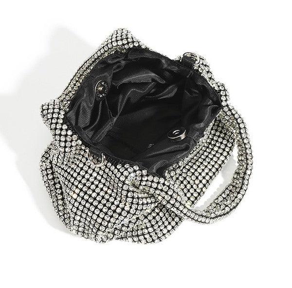 Full Diamond Bag Bucket Rhinestone Chain Purse Product Image