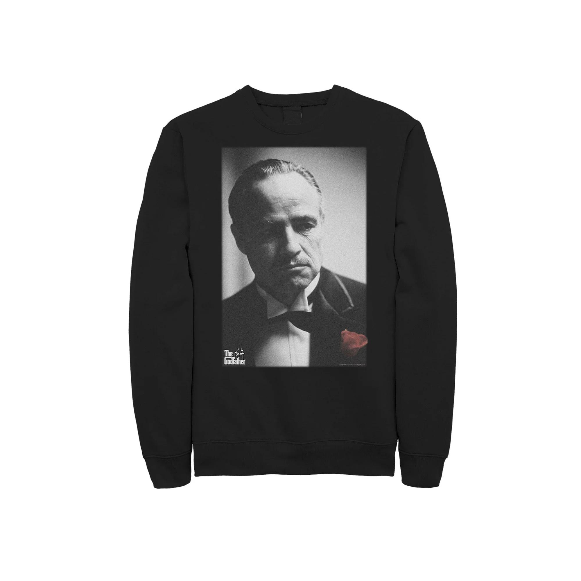 Big & Tall The Godfather Don Vito Corleone Poster Sweatshirt, Men's,  Product Image
