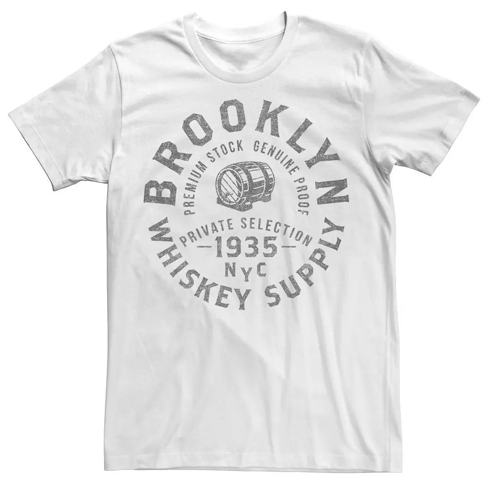 Men's Brooklyn Whiskey Supply Premium Stock Genuine Label Tee,  Product Image