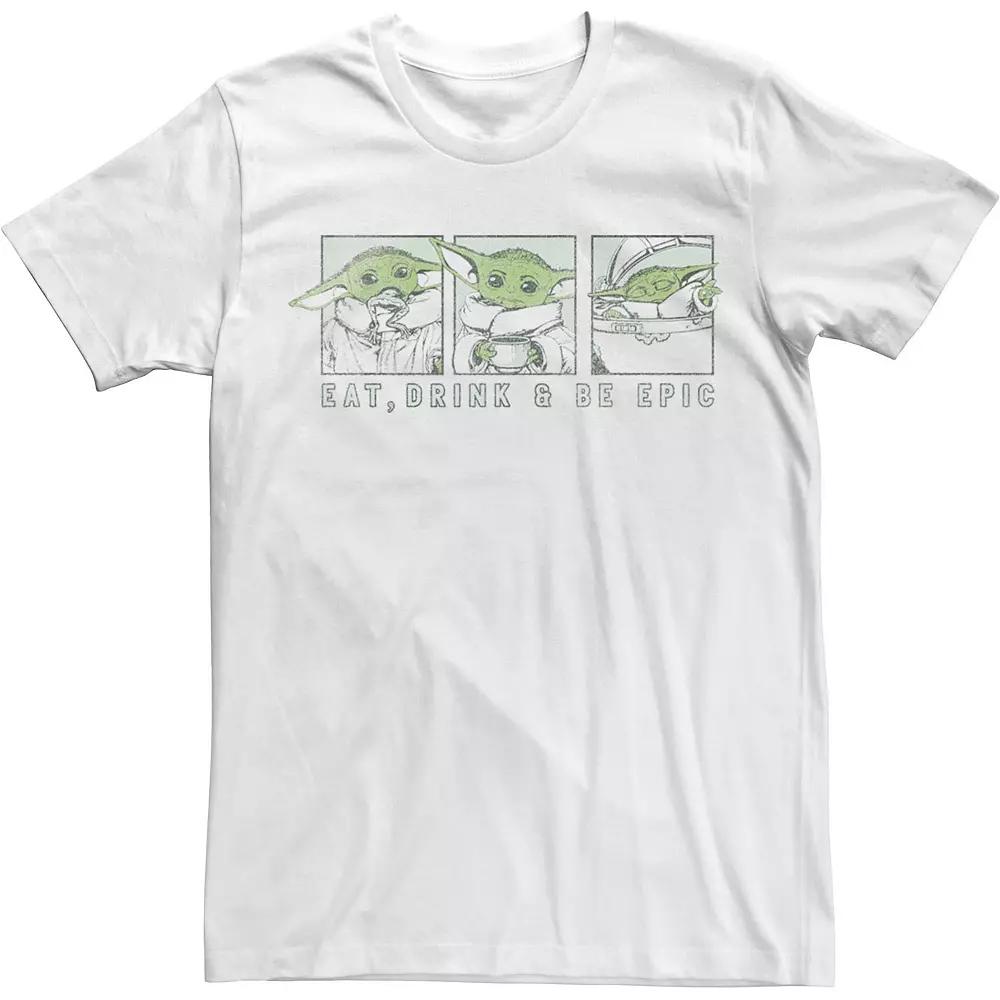 Men's Star Wars The Mandalorian The Child Eat Drink & Be Epic Tee,  Product Image