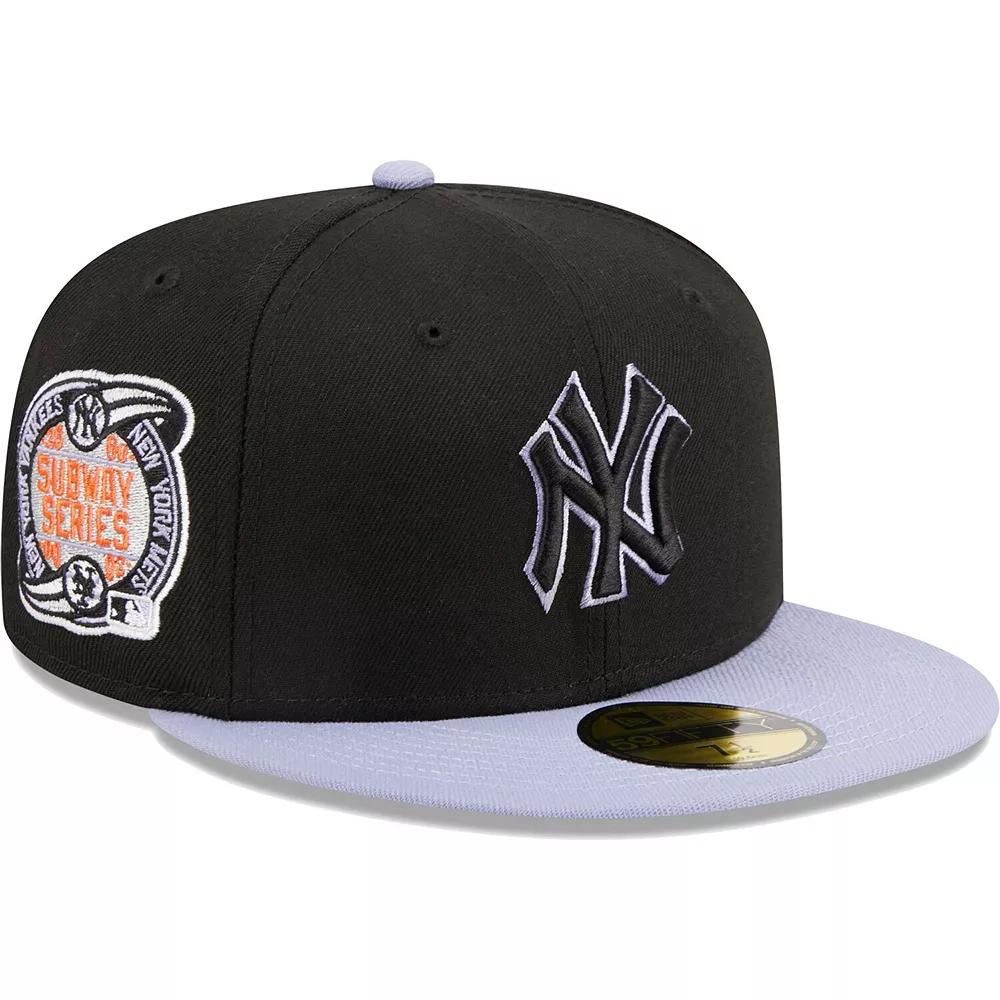 Men's New Era  Black New York Yankees Side Patch 59FIFTY Fitted Hat, Size: 7 7/8 Product Image