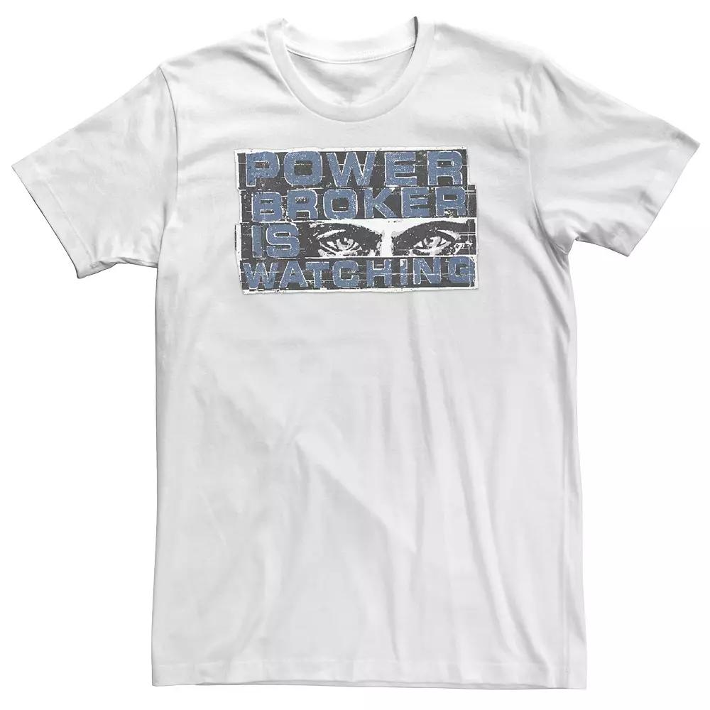Big & Tall Marvel Falcon And The Winter Soldier "Power Broker Is Watching" V3 Tee, Men's,  Product Image
