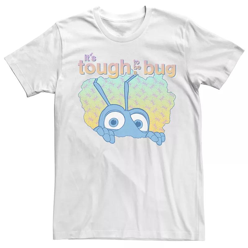 Men's Bug's Life Flik Tough To Be A Bug Tee, Size: Large, White Product Image