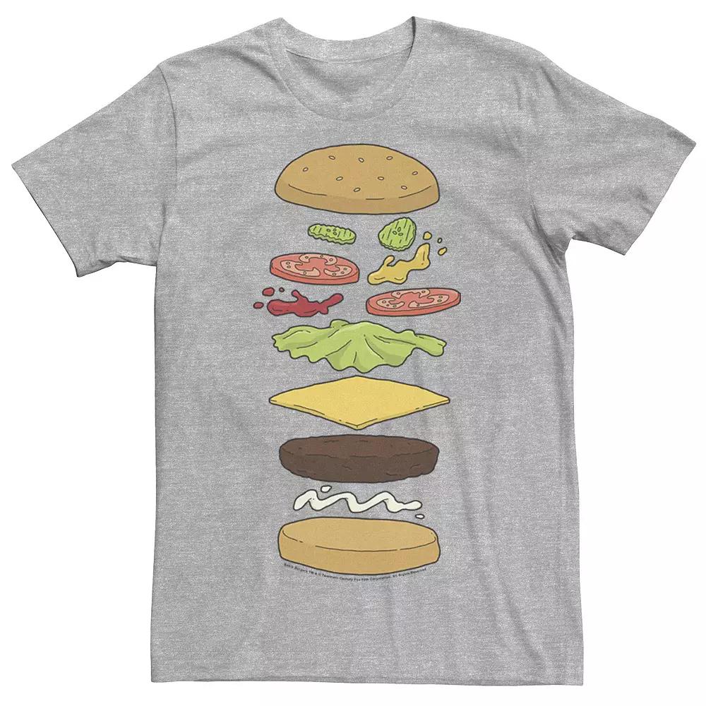 Men's Bobs Burgers Burger Diagram Tee,  Product Image