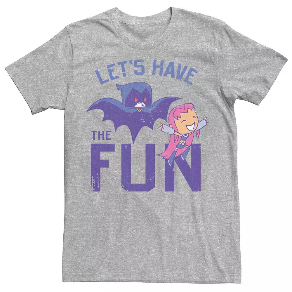 Men's DC Comics Teen Titans Go! Starfire Raven Let's Have The Fun Tee,  Product Image