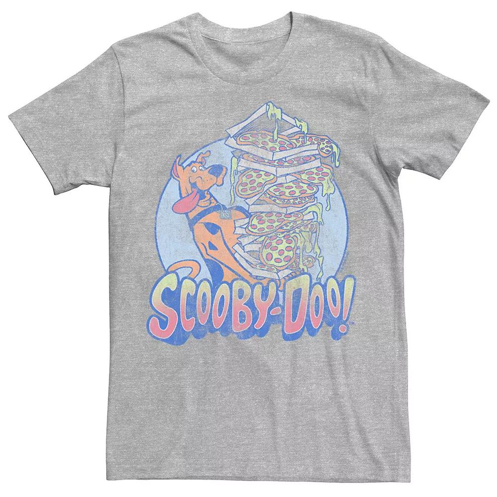Big & Tall Scooby-Doo Happy Pizza Stack Vintage Graphic Tee, Men's,  Product Image