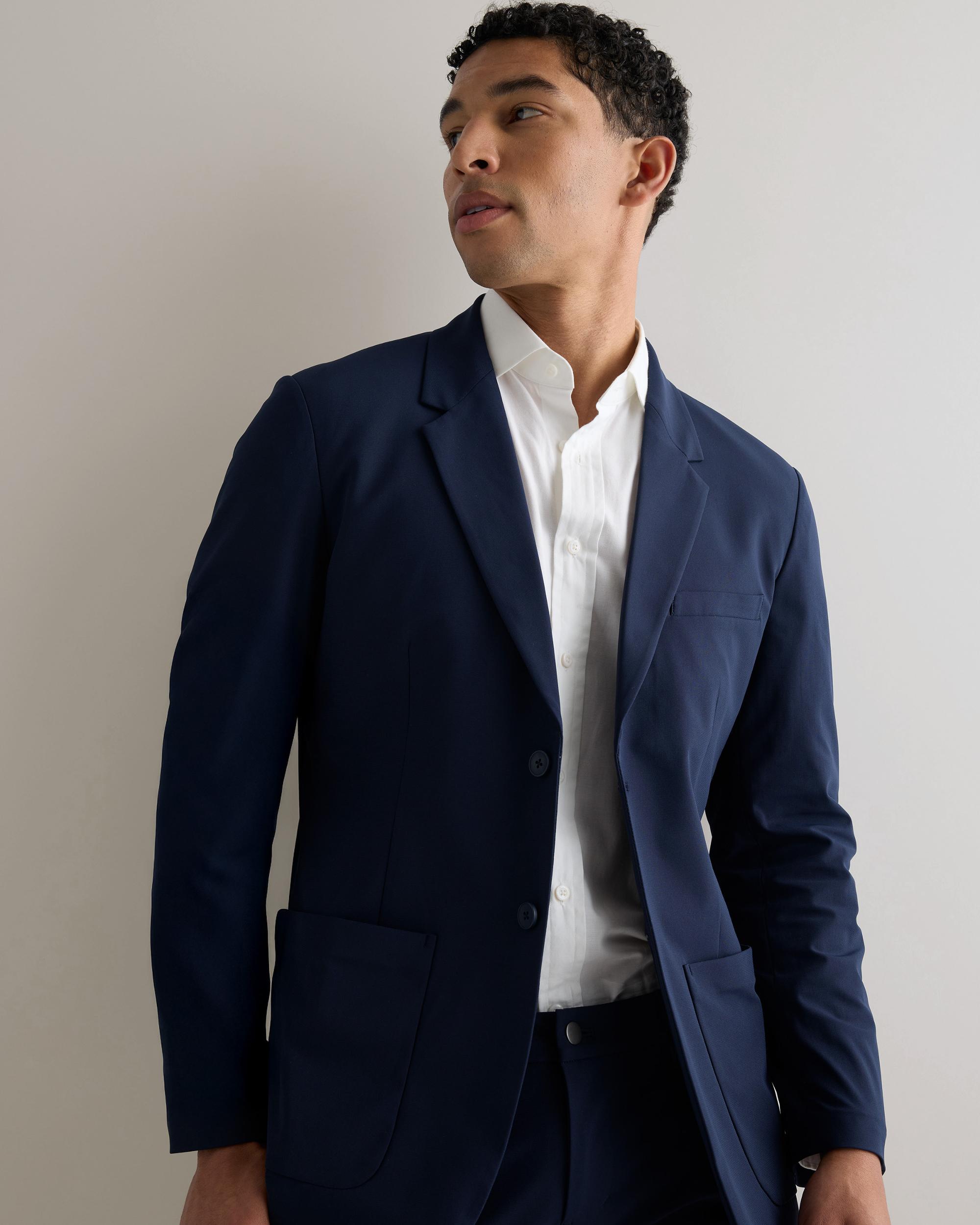 Quince | Men's Performance Stretch Technical Blazer Recycled Polyester Product Image