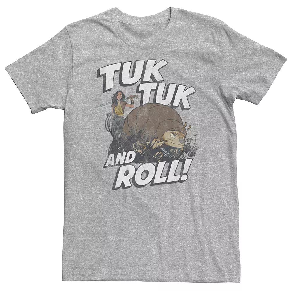 Big & Tall Disney Raya And The Last Dragon Tuk Tuk And Roll Portrait Tee, Men's,  Product Image