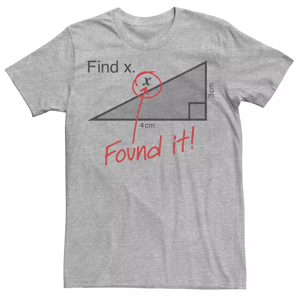 Men's Find X Math Humor Graphic Tee,  Product Image