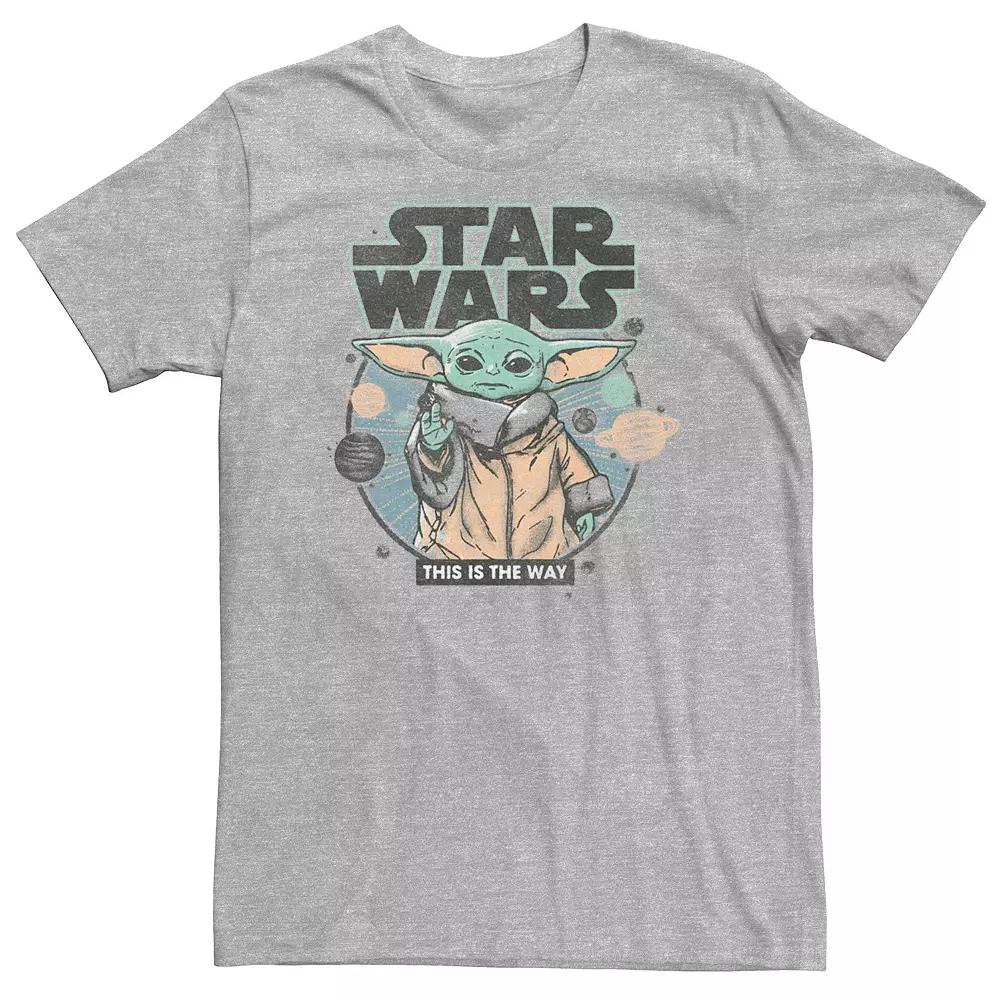 Big & Tall Star Wars The Mandalorian The Baby Yoda Tee, Men's,  Product Image