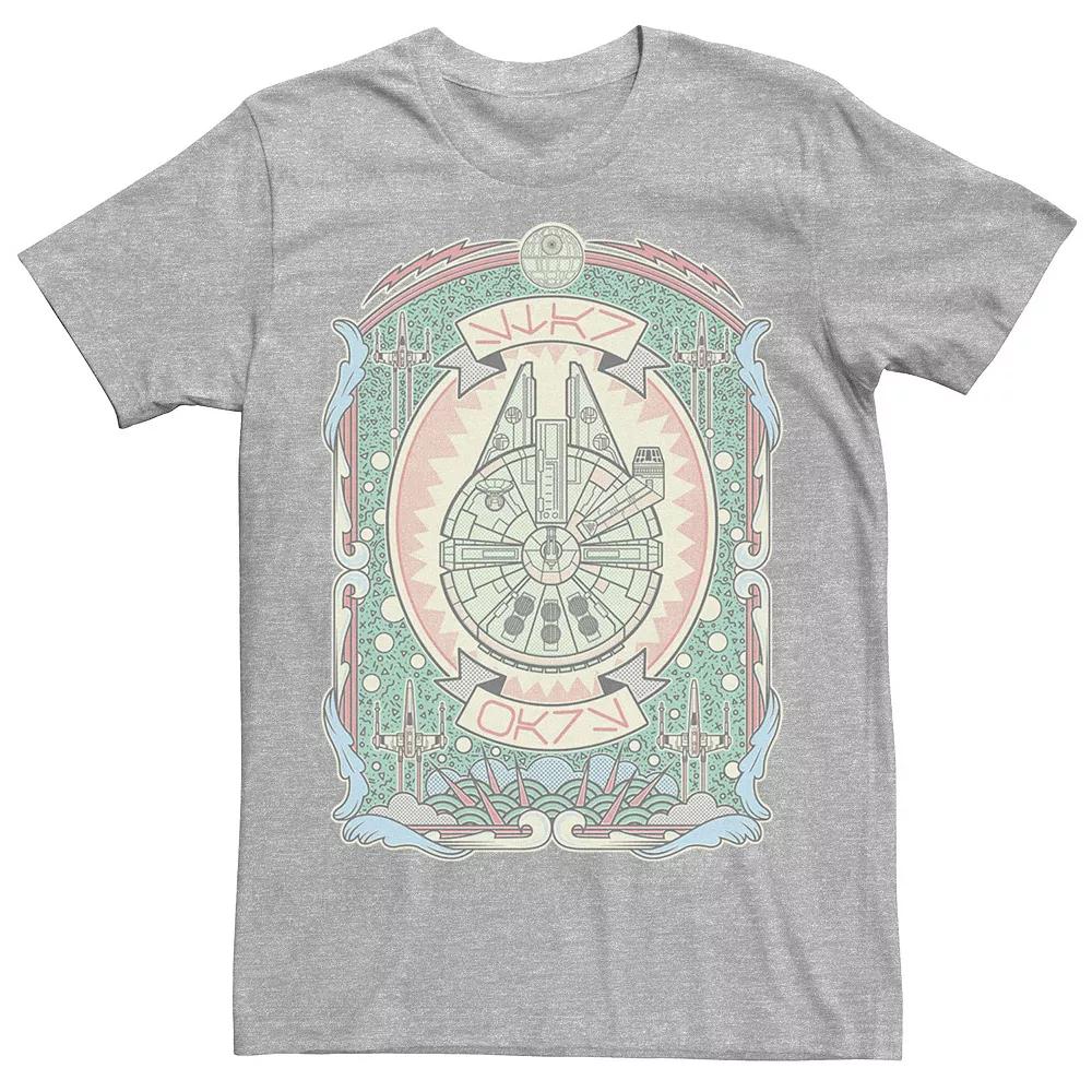 Men's Star Wars Geometric Falcon Poster Tee,  Product Image