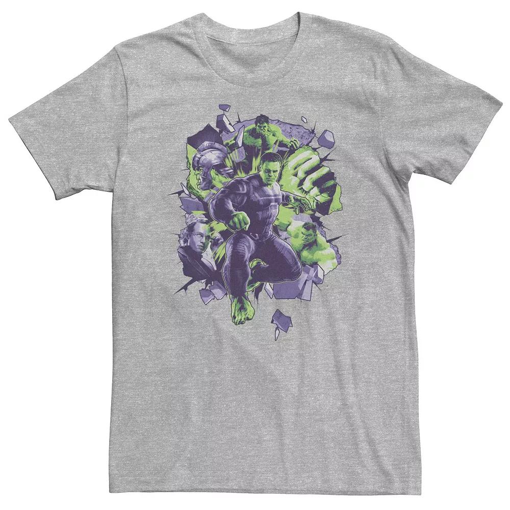 Big & Tall Marvel Avengers: Endgame The Hulk Mashup Tee, Men's,  Product Image
