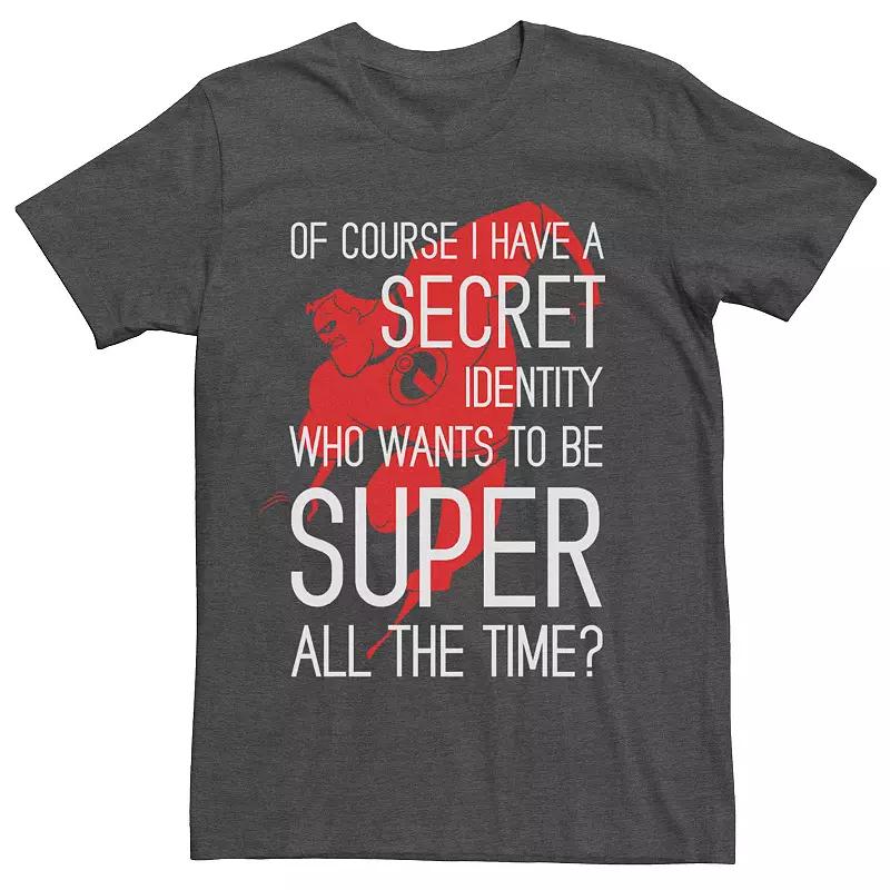 Men's Disney Pixar Incredibles Secret Identity Graphic Tee,  Product Image