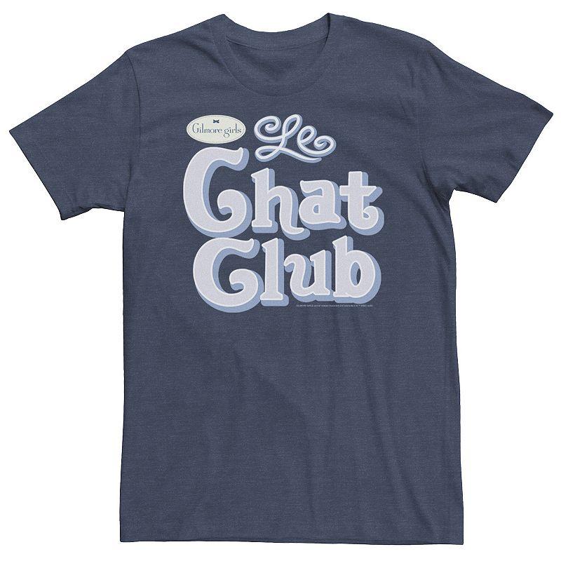 Big & Tall Gilmore Girls Le Chat Club Logo Tee, Men's,  Product Image