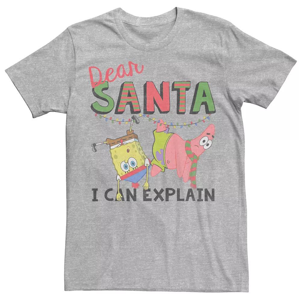 Men's SpongeBob SquarePants Santa I Can Explain Tee,  Product Image