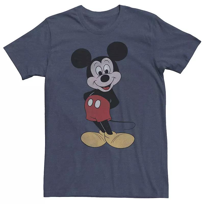 Disney's Mickey Mouse Big & Tall Vintage Mickey Pose Tee, Men's,  Product Image
