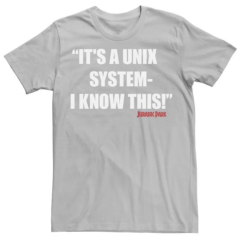 Men's Jurassic Park It's A Unix System Tee,  Product Image
