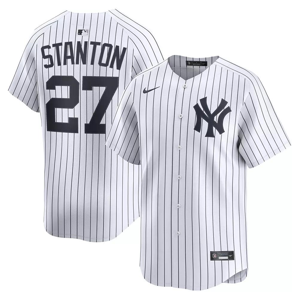 Men's Nike Giancarlo Stanton White New York Yankees Home Limited Player Jersey,  Product Image