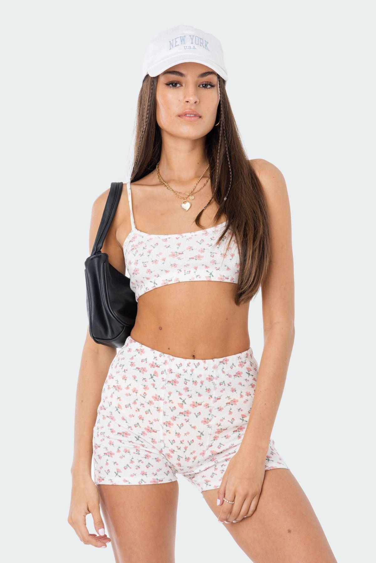 Primrose Waffle Shorts Product Image