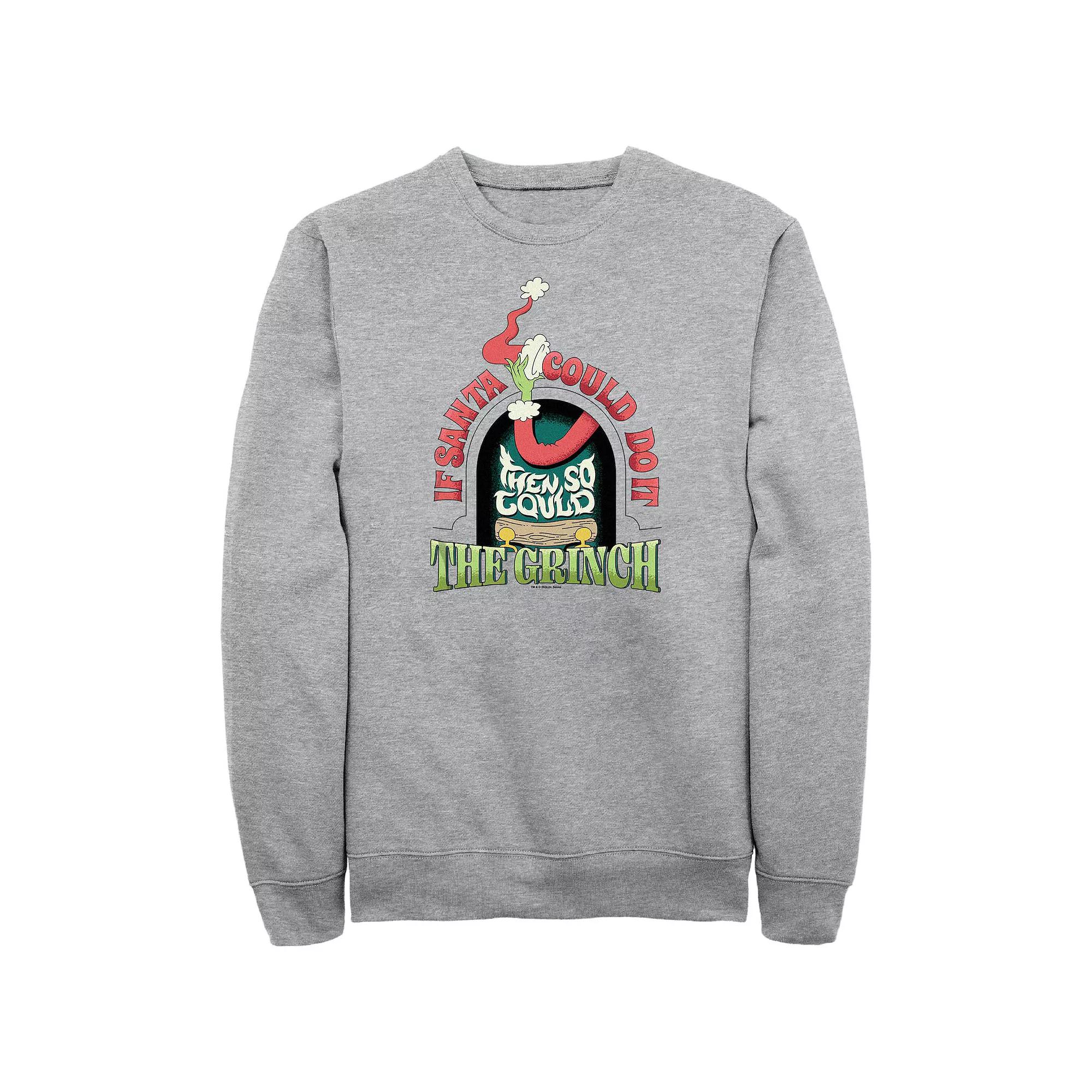 Big & Tall Dr. Seuss Grich If Santa Could Do It Graphic Fleece, Men's,  Product Image