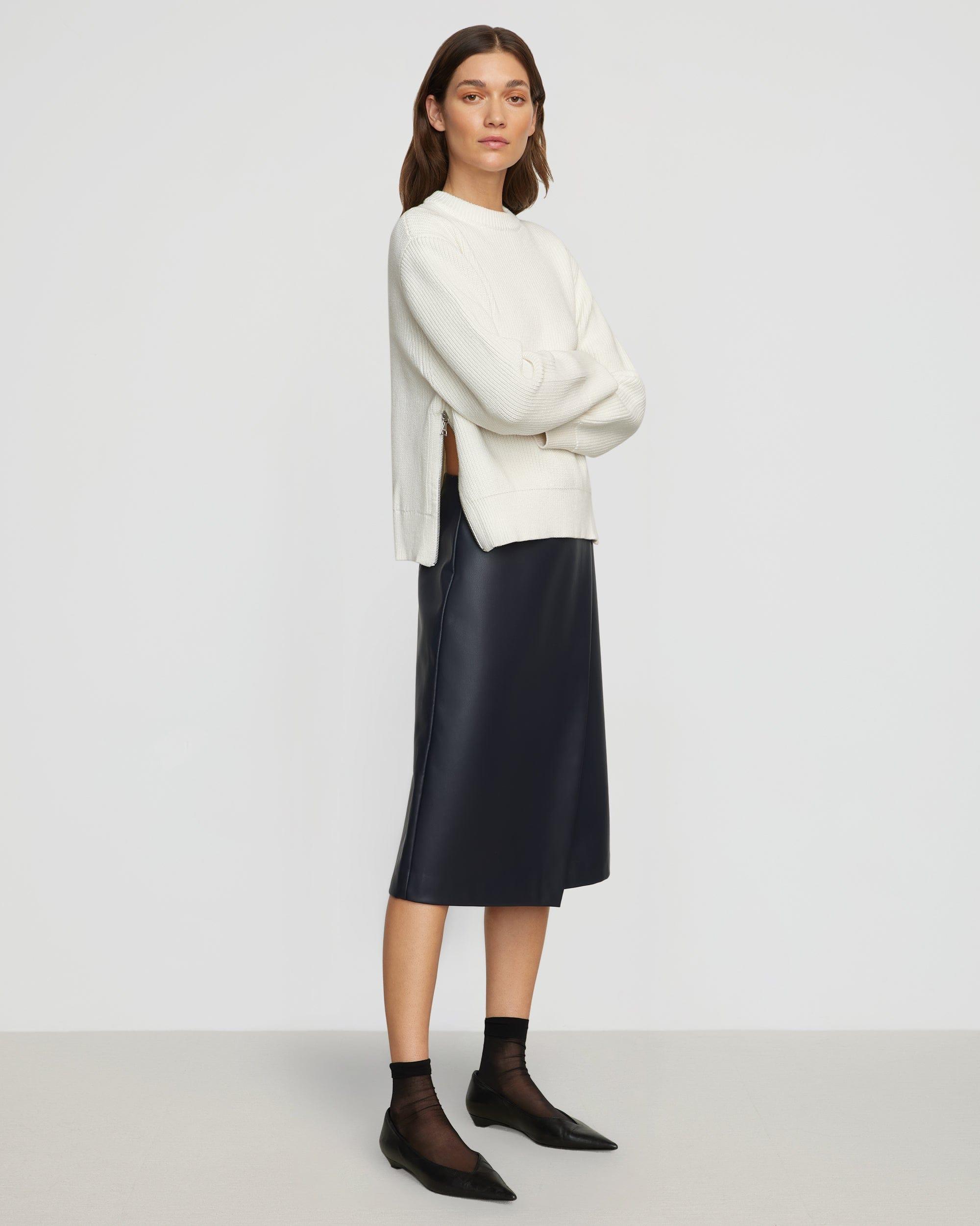 Tate Organic Cotton Side-Zip Sweater Product Image