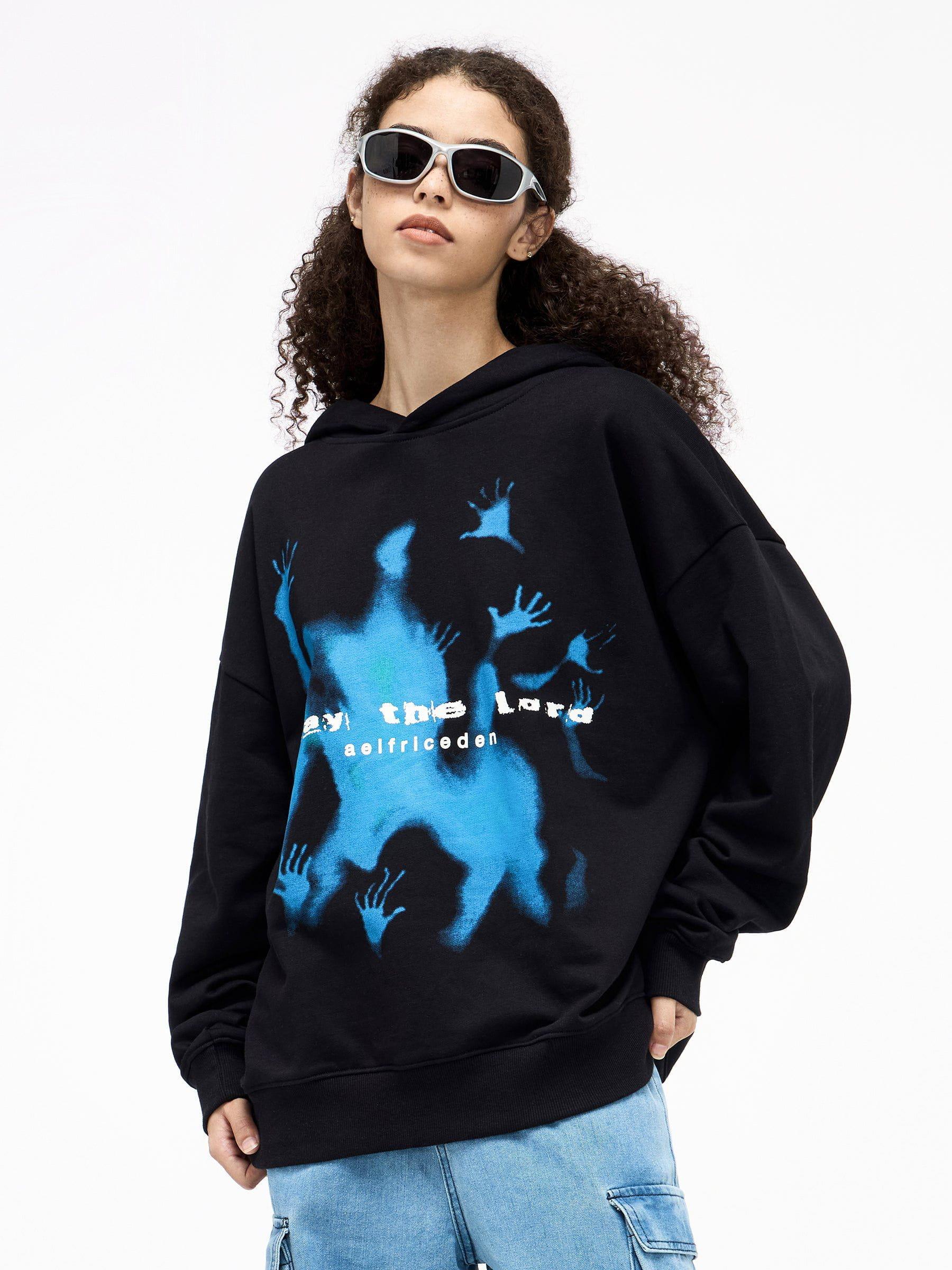 Aelfric Eden Abstraction Shadow Graphic Hoodie Product Image