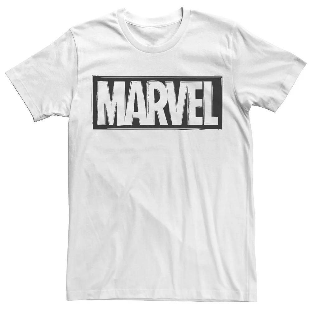 Men's Marvel Woodcut Logo Tee,  Product Image