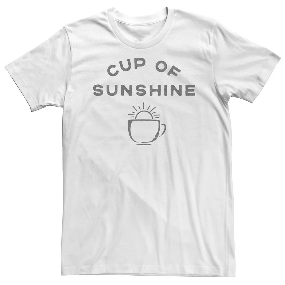 Big & Tall Coffee Sunshine Tee, Men's,  Product Image