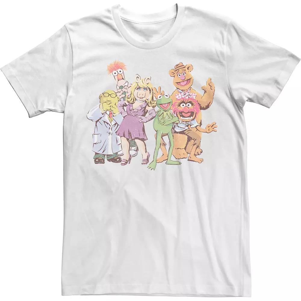 Disney's Muppets Group Shot Illustrated Men's Tee,  Product Image