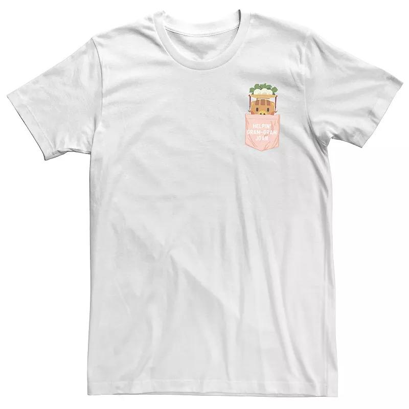 Big & Tall Nintendo Animal Crossing Daisy Mae Pocket Tee, Men's, Size: 4XLT, White Product Image