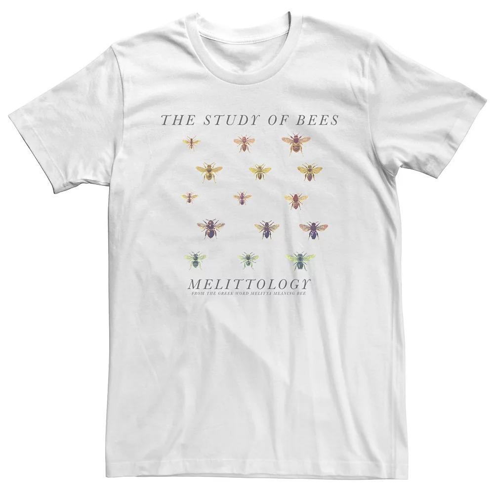 Big & Tall Earth Day Melittology The Study Of Bees Tee, Men's,  Product Image