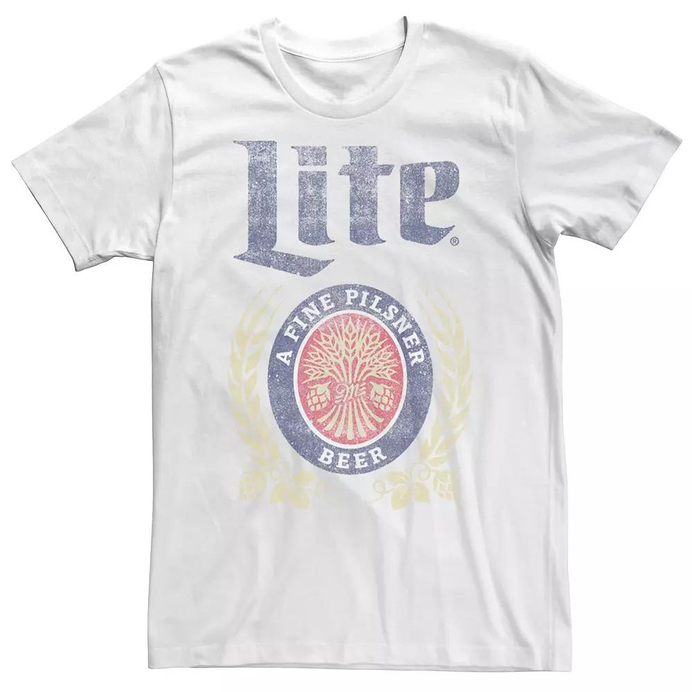 Men's Coors Miller Lite Pilsner Vintage Craft Logo Tee,  Product Image