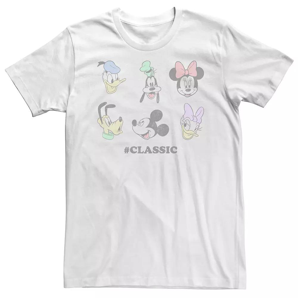 Disney's Mickey Mouse & Friends Big & Tall #Classic Portrait Tee, Men's,  Product Image