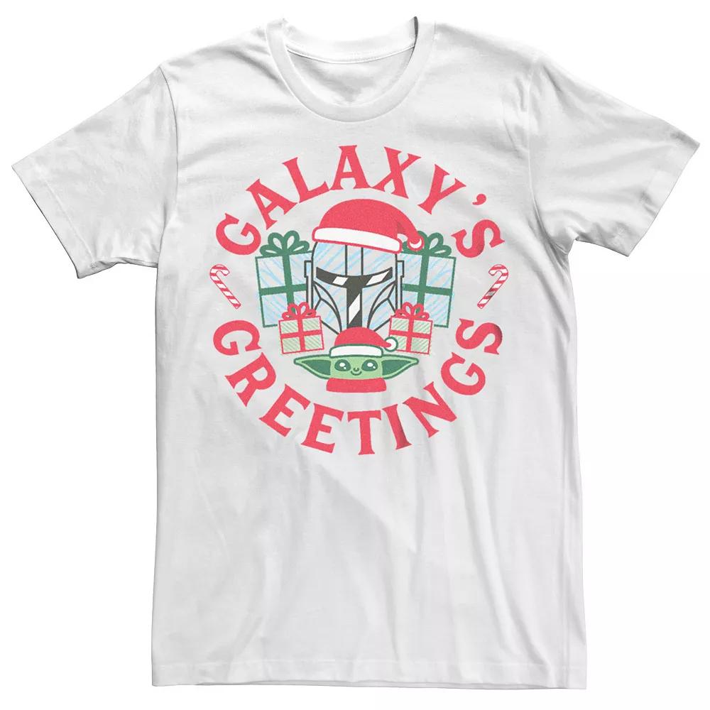 Men's The Mandalorian Galaxy's Greetings Graphic Tee,  Product Image