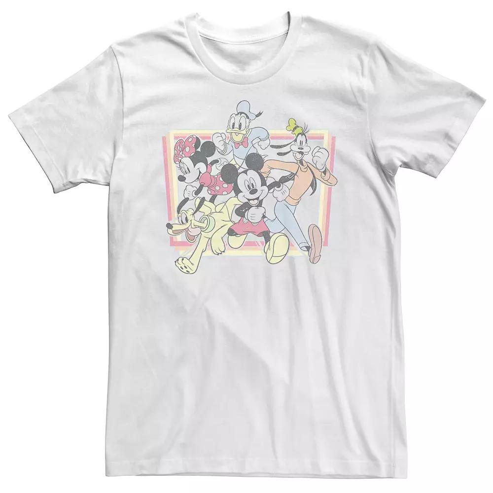Big & Tall Disney Mickey Mouse & Friends Burst Through Portrait Tee, Men's,  Product Image