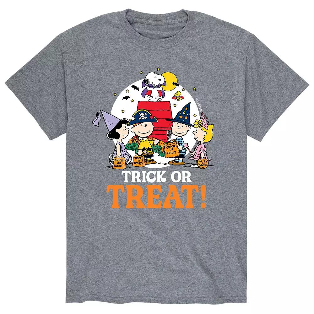 Big & Tall Peanuts Trick Or Treat Tee, Men's,  Product Image