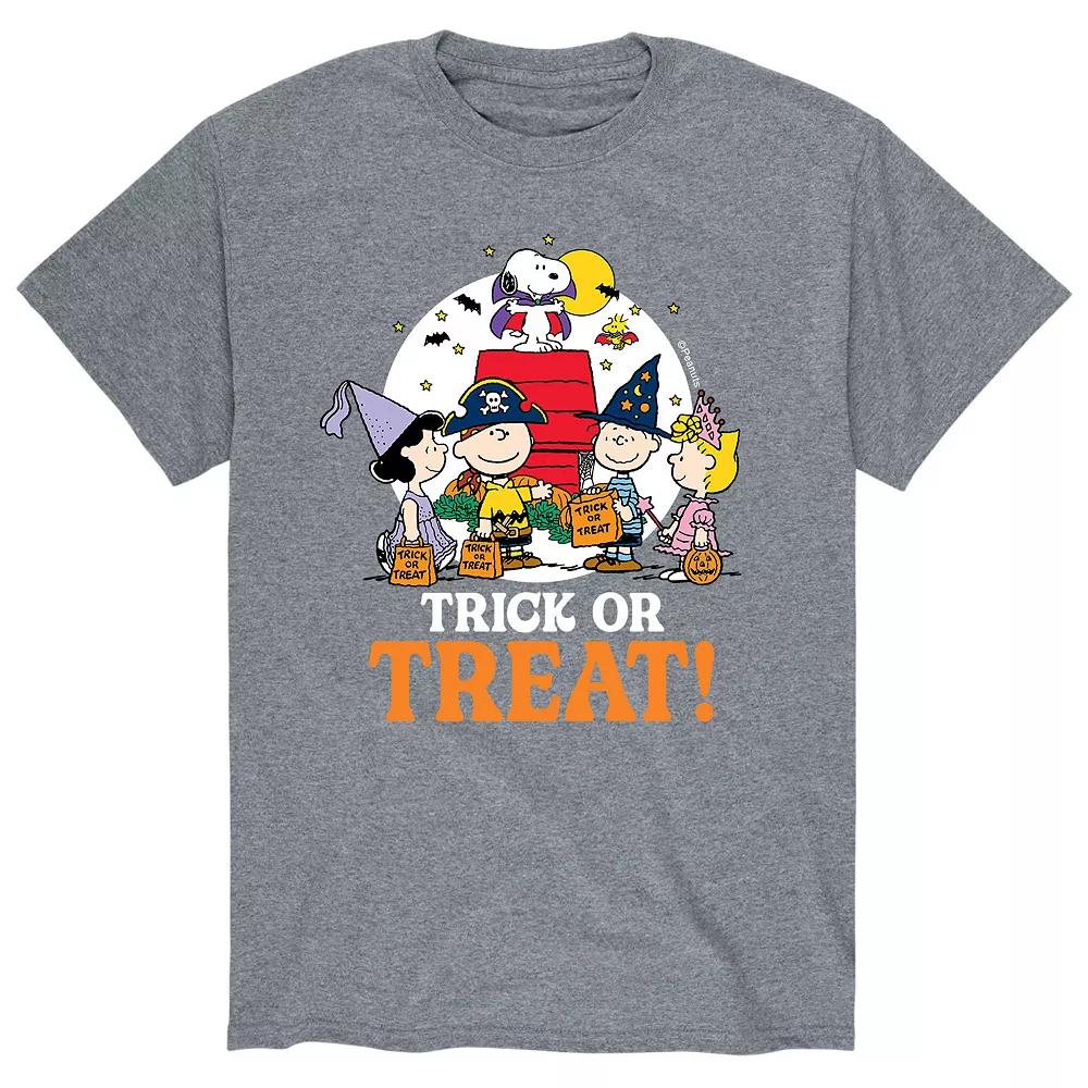 Big & Tall Peanuts Trick Or Treat Tee, Men's,  Product Image