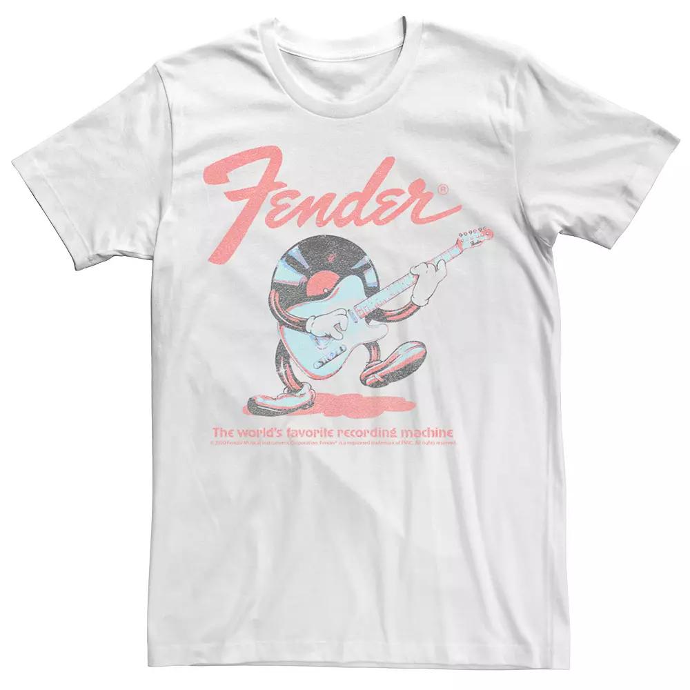 Men's Fender Vinyl Rocking Tee, Size: Medium, White Product Image