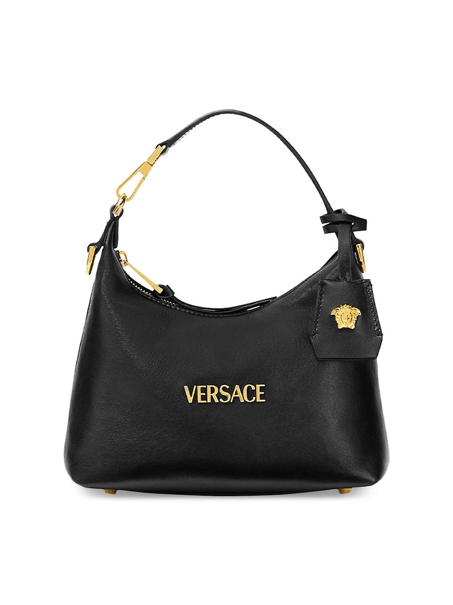 Womens Tag Leather Hobo Bag Product Image