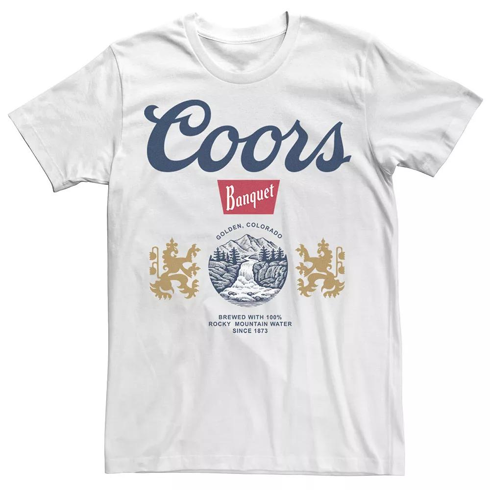 Big & Tall Miller Coors Golden Coors COlorado Banquet Picture Tee, Men's,  Product Image