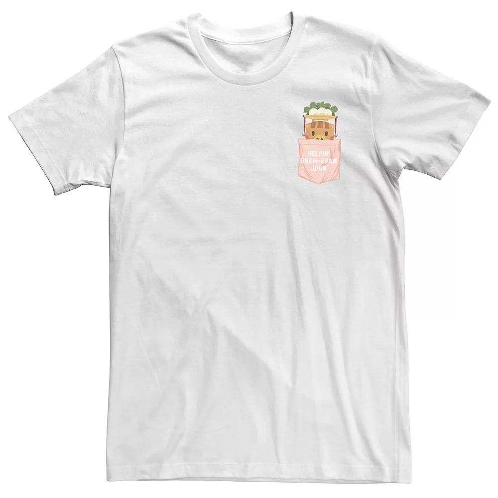 Big & Tall Nintendo Animal Crossing Daisy Mae Pocket Tee, Men's, Size: 4XLT, White Product Image