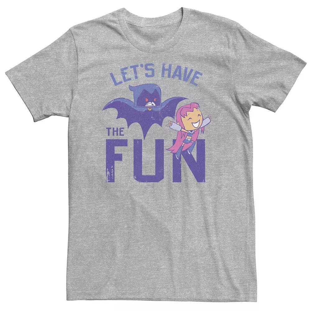 Big & Tall DC Comics Teen Titans Go! Starfire Raven Let's Have The Fun Tee, Men's,  Product Image